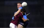 7 November 2020; Paddy Small of Dublin in action against Jack Smith of Westmeath during the Leinster GAA Football Senior Championship Quarter-Final match between Dublin and Westmeath at MW Hire O'Moore Park in Portlaoise, Laois. Photo by Harry Murphy/Sportsfile