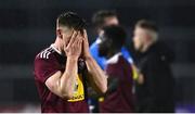 7 November 2020; Anthony McGivney of Westmeath following the Leinster GAA Football Senior Championship Quarter-Final match between Dublin and Westmeath at MW Hire O'Moore Park in Portlaoise, Laois. Photo by David Fitzgerald/Sportsfile