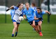 7 November 2020; Aoife Murray of Waterford in action against Noelle Healy of Dublin during the TG4 All-Ireland Senior Ladies Football Championship Round 2 match between Dublin and Waterford at Baltinglass GAA Club in Baltinglass, Wicklow. Photo by Stephen McCarthy/Sportsfile