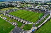 8 November 2020; An aerial view ahead of the Connacht GAA Football Senior Championship Semi-Final match between Roscommon and Mayo at Dr Hyde Park in Roscommon. Photo by Ramsey Cardy/Sportsfile