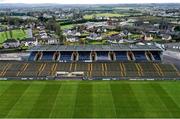 8 November 2020; An aerial view ahead of the Connacht GAA Football Senior Championship Semi-Final match between Roscommon and Mayo at Dr Hyde Park in Roscommon. Photo by Ramsey Cardy/Sportsfile