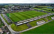 8 November 2020; An aerial view ahead of the Connacht GAA Football Senior Championship Semi-Final match between Roscommon and Mayo at Dr Hyde Park in Roscommon. Photo by Ramsey Cardy/Sportsfile