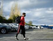 8 November 2020; Lee Keegan of Mayo arrives prior to the Connacht GAA Football Senior Championship Semi-Final match between Roscommon and Mayo at Dr Hyde Park in Roscommon. Photo by Harry Murphy/Sportsfile
