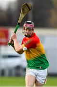 7 November 2020; Jon Nolan of Carlow during the Joe McDonagh Cup Round 3 match between Carlow and Meath at Netwatch Cullen Park in Carlow. Photo by Matt Browne/Sportsfile