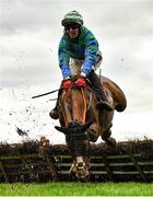 8 November 2020; Ronald Pump, with Keith Donoghue up, falls at the last during the Lismullen Hurdle at Navan Racecourse in Meath. Photo by Seb Daly/Sportsfile