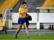 8 November 2020; Conor Hussey of Roscommon reacts following the Connacht GAA Football Senior Championship Semi-Final match between Roscommon and Mayo at Dr Hyde Park in Roscommon. Photo by Harry Murphy/Sportsfile