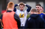 8 November 2020; Wicklow goalkeeper Mark Jackson with his team-mates after the Leinster GAA Football Senior Championship Quarter-Final match between Wicklow and Meath at the County Grounds in Aughrim, Wicklow. Photo by Matt Browne/Sportsfile