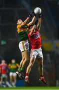 8 November 2020; John O’Rourke of Cork in action against Gavin White of Kerry during the Munster GAA Football Senior Championship Semi-Final match between Cork and Kerry at Páirc Uí Chaoimh in Cork. Photo by Eóin Noonan/Sportsfile