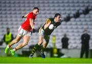 8 November 2020; David Moran of Kerry in action against Brian Hurley of Cork during the Munster GAA Football Senior Championship Semi-Final match between Cork and Kerry at Páirc Uí Chaoimh in Cork. Photo by Eóin Noonan/Sportsfile
