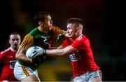 8 November 2020; David Clifford of Kerry in action against Kevin O’Donovan of Cork during the Munster GAA Football Senior Championship Semi-Final match between Cork and Kerry at Páirc Uí Chaoimh in Cork. Photo by Eóin Noonan/Sportsfile