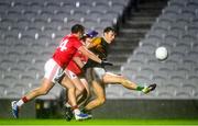 8 November 2020; David Clifford of Kerry in action against Paul Kerrigan of Cork during the Munster GAA Football Senior Championship Semi-Final match between Cork and Kerry at Páirc Uí Chaoimh in Cork. Photo by Eóin Noonan/Sportsfile