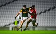8 November 2020; Seán O’Shea of Kerry is tackled by Sean White of Cork during the Munster GAA Football Senior Championship Semi-Final match between Cork and Kerry at Páirc Uí Chaoimh in Cork. Photo by Eóin Noonan/Sportsfile
