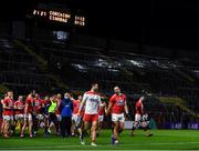 8 November 2020; Cork players Micheál Martin and Paul Kerrigan leave the pitch after victory over Kerry in the Munster GAA Football Senior Championship Semi-Final match between Cork and Kerry at Páirc Uí Chaoimh in Cork. Photo by Brendan Moran/Sportsfile