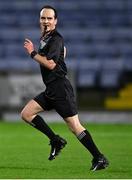8 November 2020; Referee David Coldrick during the Leinster GAA Football Senior Championship Quarter-Final match between Offaly and Kildare at MW Hire O'Moore Park in Portlaoise, Laois. Photo by Piaras Ó Mídheach/Sportsfile