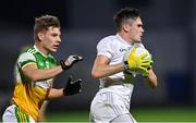 8 November 2020; David Hyland of Kildare in action against Rory Egan of Offaly during the Leinster GAA Football Senior Championship Quarter-Final match between Offaly and Kildare at MW Hire O'Moore Park in Portlaoise, Laois. Photo by Piaras Ó Mídheach/Sportsfile