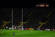 8 November 2020; David Clifford of Kerry kicks a free in extra time during the Munster GAA Football Senior Championship Semi-Final match between Cork and Kerry at Páirc Uí Chaoimh in Cork. Photo by Brendan Moran/Sportsfile