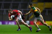 8 November 2020; Ruairi Deane of Cork in action against Peter Crowley of Kerry during the Munster GAA Football Senior Championship Semi-Final match between Cork and Kerry at Páirc Uí Chaoimh in Cork. Photo by Brendan Moran/Sportsfile