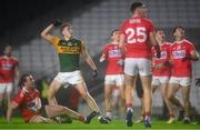 8 November 2020; Killian Spillane of Kerry scoring a point for his side during the Munster GAA Football Senior Championship Semi-Final match between Cork and Kerry at Páirc Uí Chaoimh in Cork. Photo by Eóin Noonan/Sportsfile