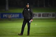 6 November 2020; Galway United coach Johnny Glynn during the SSE Airtricity League First Division Play-off Final match between Galway United and Longford Town at the UCD Bowl in Belfield, Dublin. Photo by Stephen McCarthy/Sportsfile