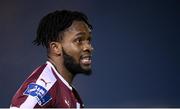 6 November 2020; Carlton Ubaezuonu of Galway United during the SSE Airtricity League First Division Play-off Final match between Galway United and Longford Town at the UCD Bowl in Belfield, Dublin. Photo by Stephen McCarthy/Sportsfile