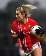 7 November 2020; Saoirse Noonan of Cork during the TG4 All-Ireland Senior Ladies Football Championship Round 2 match between Cork and Kerry at Austin Stack Park in Tralee, Kerry. Photo by Eóin Noonan/Sportsfile