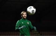 9 November 2020; Caoimhin Kelleher during a Republic of Ireland training session at The Hive in Barnet, England. Photo by Stephen McCarthy/Sportsfile