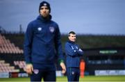 9 November 2020; Manager Stephen Kenny and Shane Duffy during a Republic of Ireland training session at The Hive in Barnet, England. Photo by Stephen McCarthy/Sportsfile