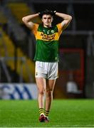 8 November 2020; A dejected Seán O’Shea of Kerry after the Munster GAA Football Senior Championship Semi-Final match between Cork and Kerry at Páirc Uí Chaoimh in Cork. Photo by Brendan Moran/Sportsfile