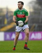 8 November 2020; Kevin McLoughlin of Mayo during the Connacht GAA Football Senior Championship Semi-Final match between Roscommon and Mayo at Dr Hyde Park in Roscommon. Photo by Harry Murphy/Sportsfile