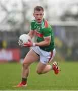 8 November 2020; Ryan O'Donoghue of Mayo during the Connacht GAA Football Senior Championship Semi-Final match between Roscommon and Mayo at Dr Hyde Park in Roscommon. Photo by Ramsey Cardy/Sportsfile