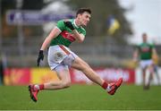 8 November 2020; Diarmuid O'Connor of Mayo during the Connacht GAA Football Senior Championship Semi-Final match between Roscommon and Mayo at Dr Hyde Park in Roscommon. Photo by Ramsey Cardy/Sportsfile