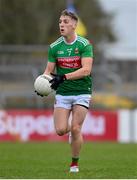 8 November 2020; Eoghan McLaughlin of Mayo during the Connacht GAA Football Senior Championship Semi-Final match between Roscommon and Mayo at Dr Hyde Park in Roscommon. Photo by Ramsey Cardy/Sportsfile