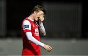 9 November 2020; Chris Forrester of St Patrick's Athletic dejected after the SSE Airtricity League Premier Division match between St Patrick's Athletic and Bohemians at Richmond Park in Dublin. Photo by Piaras Ó Mídheach/Sportsfile