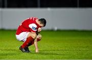 9 November 2020; Robbie Benson of St Patrick's Athletic dejected after the SSE Airtricity League Premier Division match between St Patrick's Athletic and Bohemians at Richmond Park in Dublin. Photo by Piaras Ó Mídheach/Sportsfile