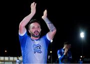 9 November 2020; Rafael Cretaro of Finn Harps celebrates following the SSE Airtricity League Premier Division match between Finn Harps and Waterford at Finn Park in Ballybofey, Donegal. Photo by Harry Murphy/Sportsfile