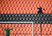 10 November 2020; Republic of Ireland goalkeeping coach Alan Kelly and Darren Randolph during a Republic of Ireland training session at The Hive in London, England. Photo by Stephen McCarthy/Sportsfile