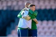 10 November 2020; James McClean and Darren Randolph during a Republic of Ireland training session at The Hive in London, England. Photo by Stephen McCarthy/Sportsfile