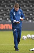 10 November 2020; Manager Stephen Kenny during a Republic of Ireland training session at The Hive in London, England. Photo by Stephen McCarthy/Sportsfile