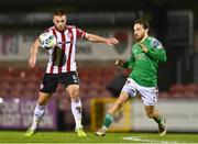 9 November 2020; Conor Clifford of Derry City is tackled by Dylan McGlade of Cork City during the SSE Airtricity League Premier Division match between Cork City and Derry City at Turners Cross in Cork. Photo by Eóin Noonan/Sportsfile