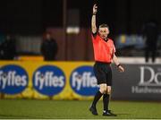 9 November 2020; Referee Derek Tomney during the SSE Airtricity League Premier Division match between Dundalk and Sligo Rovers at Oriel Park in Dundalk, Louth. Photo by Sam Barnes/Sportsfile