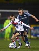 9 November 2020; Stefan Colovic of Dundalk in action against David Cawley of Sligo Rovers during the SSE Airtricity League Premier Division match between Dundalk and Sligo Rovers at Oriel Park in Dundalk, Louth. Photo by Sam Barnes/Sportsfile