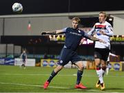 9 November 2020; Jesse Devers of Sligo Rovers in action against John Mountney of Dundalk during the SSE Airtricity League Premier Division match between Dundalk and Sligo Rovers at Oriel Park in Dundalk, Louth. Photo by Sam Barnes/Sportsfile