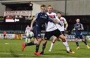 9 November 2020; Jesse Devers of Sligo Rovers in action against John Mountney of Dundalk during the SSE Airtricity League Premier Division match between Dundalk and Sligo Rovers at Oriel Park in Dundalk, Louth. Photo by Sam Barnes/Sportsfile