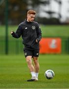 11 November 2020; Connor Ronan during a Republic of Ireland U21 training session at the FAI National Training Centre in Abbotstown, Dublin. Photo by Seb Daly/Sportsfile