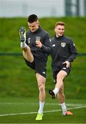 11 November 2020; Darragh Leahy during a Republic of Ireland U21 training session at the FAI National Training Centre in Abbotstown, Dublin. Photo by Seb Daly/Sportsfile