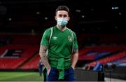 11 November 2020; Sean Maguire arrives ahead of a Republic of Ireland training session at Wembley Stadium in London, England. Photo by Stephen McCarthy/Sportsfile