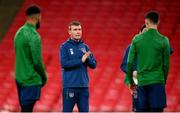 11 November 2020; Republic of Ireland manager Stephen Kenny during a Republic of Ireland training session at Wembley Stadium in London, England. Photo by Stephen McCarthy/Sportsfile