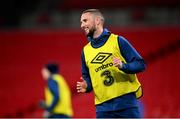 11 November 2020; Conor Hourihane during a Republic of Ireland training session at Wembley Stadium in London, England. Photo by Stephen McCarthy/Sportsfile
