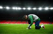 11 November 2020; Matt Doherty during a Republic of Ireland training session at Wembley Stadium in London, England. Photo by Stephen McCarthy/Sportsfile