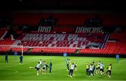 11 November 2020; Players during a Republic of Ireland training session at Wembley Stadium in London, England. Photo by Stephen McCarthy/Sportsfile